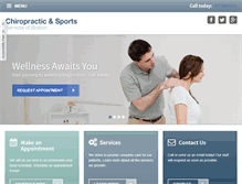 Tablet Screenshot of mybostonchiropractor.com